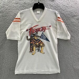 VTG Logo 7 1986 Fiesta Bowl Penn State Miami Hurricanes Shirt Womens Medium Tee